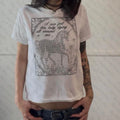 Cute Girls Tees Tops Aesthetic Graphic Tees Tops Y2k Style Women Clothing Streetwear Harajuku Printing Sexy T-shirts Summer 90s