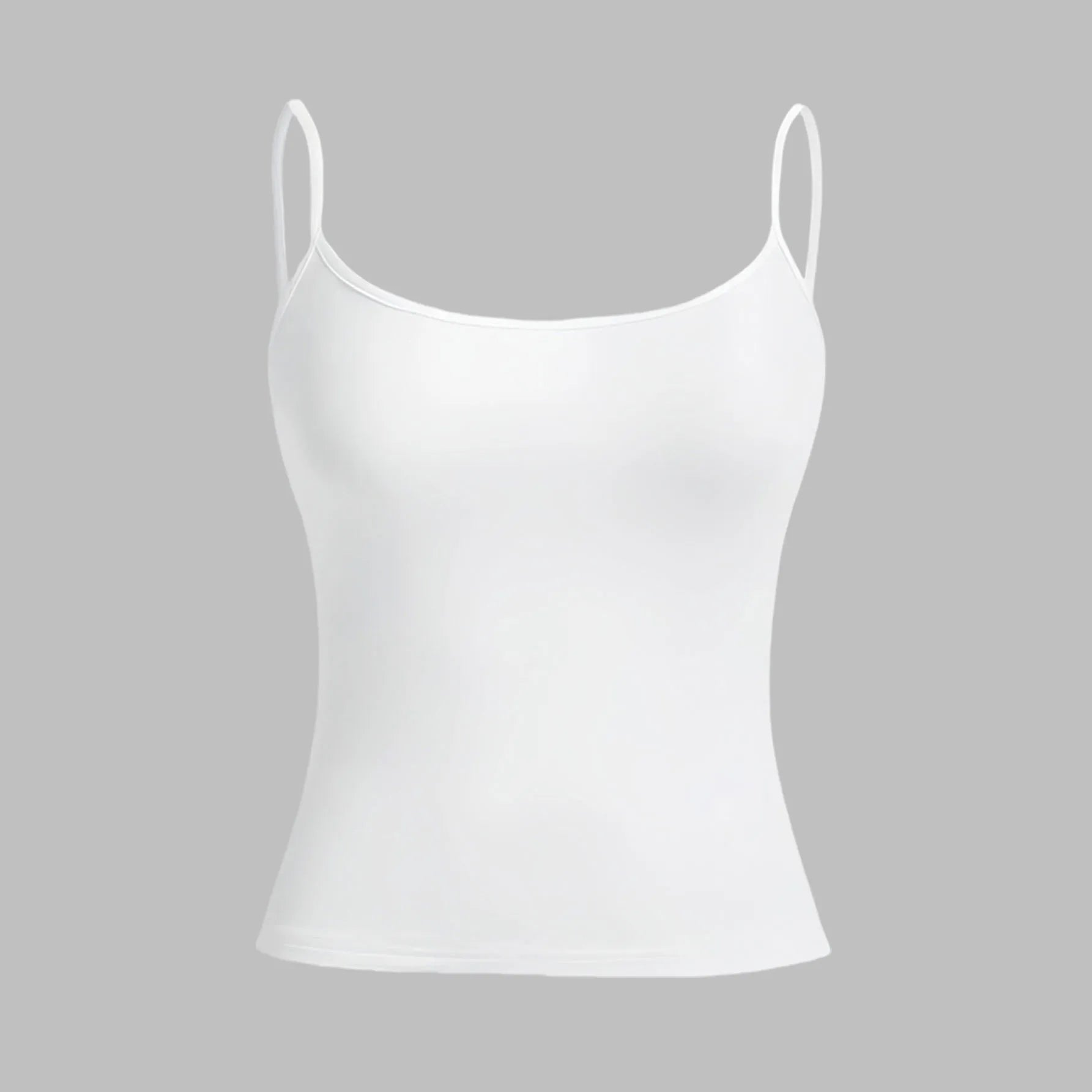 Women Tank Top Strap Slim Top for Summer Fashion Versatile Casual Breathable Micro Elastic Fabric Sleeveless Strap Top