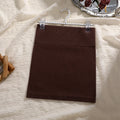 1Pcs Spring Summer New High Waist Elastic Business Women's Mini Skirt Black Slimming Knitted Half Body Skirt Professional Work