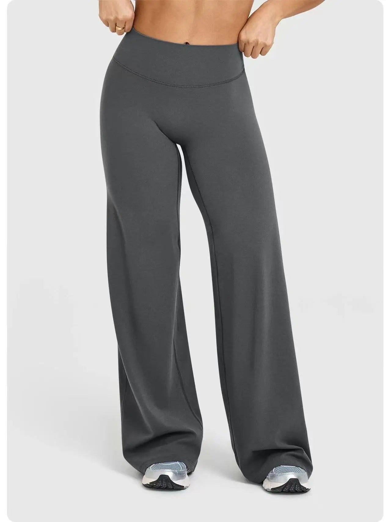 Women's Soft Straight Leg Workout Pants Breathable Lightweight Solid Color Loose Fit for Outdoor Sports Yoga Jogging