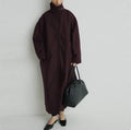 2025 Women Autumn Winter Oversized Trench Long coat Stylish Thick Warm Parkas